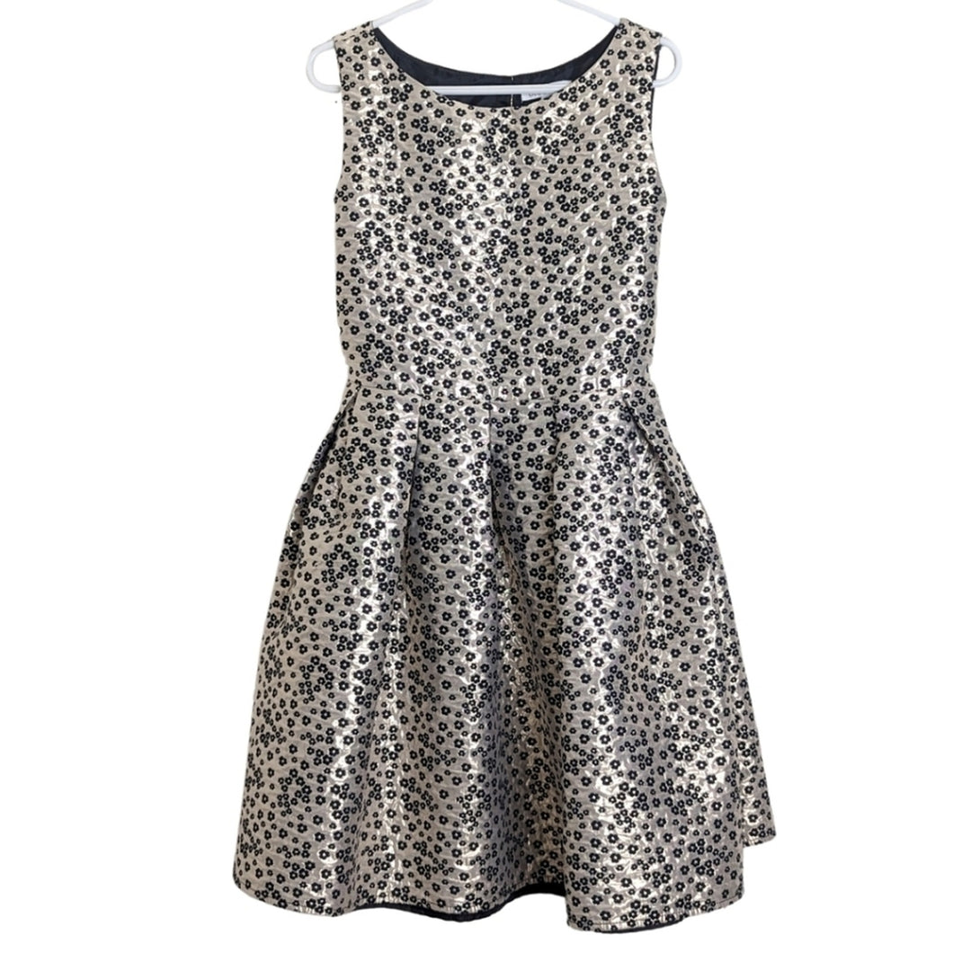 Fit & Flare Metallic Floral Formal Dress Girls Size 7/8 Fit & Flare Metallic Floral Formal Dress Girls Size 7/8