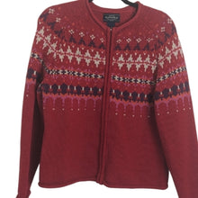 Load image into Gallery viewer, 2 Bundle!! Holiday Y2K Vintage Lambswool Zip-Up Sweater Cardigans Women&#39;s PL

