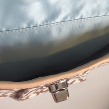 Load image into Gallery viewer, Coach "Leah" Coated Canvas Hobo Large Crossbody Tote Bag Two Bag Charms
