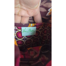 Load image into Gallery viewer, Retired Vera Bradley Carnaby Angel Medium Tote Pink Purple Boho Floral
