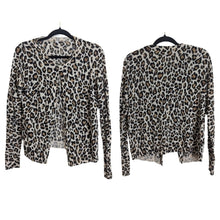Load image into Gallery viewer, Boho Animal Print Button-down Soft Cardigan Women's Size Small
