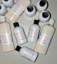 Load image into Gallery viewer, Candy Cane Moisturizing Lotion 3.5 oz &amp; 7.4oz Anti-inflammatory Madder Root Clay Essential oils Peppermint Orange &amp; Cinnamon
