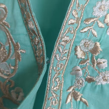 Load image into Gallery viewer, J. Girls Pakistan Kimono Jacket Embroidered With Fringe Girls Size 7/8
