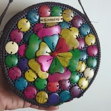 Load image into Gallery viewer, Women's Boho Round Coin Beaded Colorful Crossbody Bag
