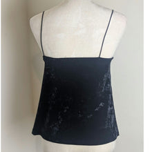 Load image into Gallery viewer, Dark Romantic Crush Black velvet Cami Women's Size XS/S
