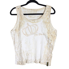 Load image into Gallery viewer, Y2K Old Skool Tank With Beaded Crown Women's XL
