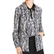 Load image into Gallery viewer, Chico&#39;s Energy Zebra Print Chic360 Zipper Front Jacket Women&#39;s Large
