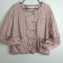 Load image into Gallery viewer, Marrakech Pink Tie Dye Moto Quilted Jacket Women&#39;s XL
