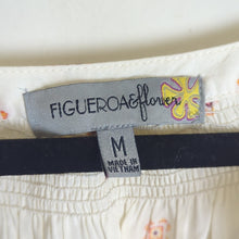 Load image into Gallery viewer, Boho Lightweight Pull Over Top With Crochet Lace Smocked Details Medium
