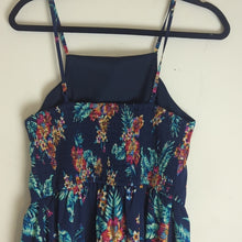 Load image into Gallery viewer, Beachy Maxi Spaghetti Strap Floral Maxi Dress High- Low Shorts Size M
