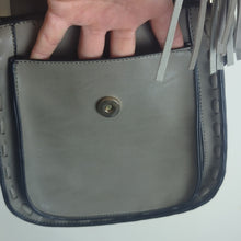 Load image into Gallery viewer, Mellow World Boho Crossbody Bag Stitch Detail &amp; Tassel
