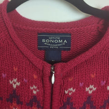 Load image into Gallery viewer, 2 Bundle!! Holiday Y2K Vintage Lambswool Zip-Up Sweater Cardigans Women&#39;s PL
