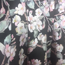 Load image into Gallery viewer, Whimsical Fairy Fit &amp; Flare Dress Black Iridescent Flowers Women's  18/20
