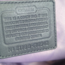 Load image into Gallery viewer, Coach F16542 Penelope Gray Signature Canvas Turnlock Satchel Tote
