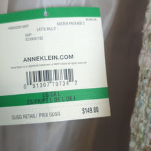 Load image into Gallery viewer, NWT Anne Klein Open Front Shimmering Sequin Tweed Jacket Pastel Women's Size L
