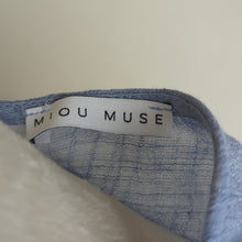 Load image into Gallery viewer, Festival Long Balloon Sleeve Wrap Crop Top Gauzy Knit Women's Size S
