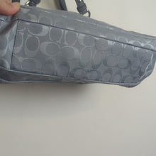 Load image into Gallery viewer, Coach F16542 Penelope Gray Signature Canvas Turnlock Satchel Tote
