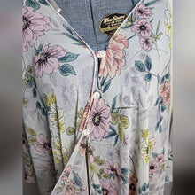 Load image into Gallery viewer, Fairycore Floral Lightweight Sheer Kimono Cardigan Women's S/M
