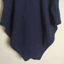 Load image into Gallery viewer, J.Crew Plunge V-Neck One Piece Swimsuit Navy Women's Size 8
