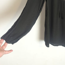 Load image into Gallery viewer, Boho Embroidered Velour Detail Pullover Top Women's Size Large
