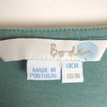 Load image into Gallery viewer, Boden Basic V-Neck Gathered Top Lyocell &amp; Cotton Women's 10

