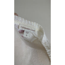 Load image into Gallery viewer, Boho Diamond Midi Open Knit Linen Cardigan Women's Large
