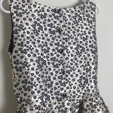 Load image into Gallery viewer, Fit &amp; Flare Metallic Floral Formal Dress Girls Size 7/8

