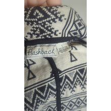 Load image into Gallery viewer, Vintage Aztec Wide Sleeve Cropped Tapestry Woven Jacket Women&#39;s Large
