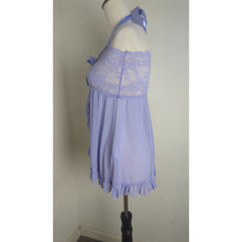 Load image into Gallery viewer, Y2k Coquette Soft Girl Lace Sheer Top/Lingerie Size Large
