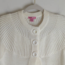 Load image into Gallery viewer, Y2K Chunky Button Cardigan Cropped Wool Blend Women&#39;s Medium*

