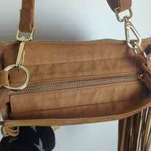 Load image into Gallery viewer, Y2K Suede Boho Western Tassel Crossbody Bag
