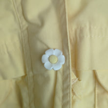 Load image into Gallery viewer, Vintage Hooded Jacket with Floral Embroidery &amp; Buttons Checkered Lined Girls 4T
