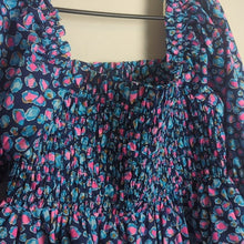 Load image into Gallery viewer, NWOT Lilly Pulitzer Beyond Spot Print Smocked Babydoll Dress  XL
