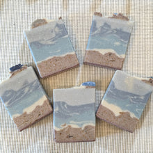 Load image into Gallery viewer, Beach Bum 5 oz Luxury Goat Milk Soap Salty Ocean Mist Natural Fragrance
