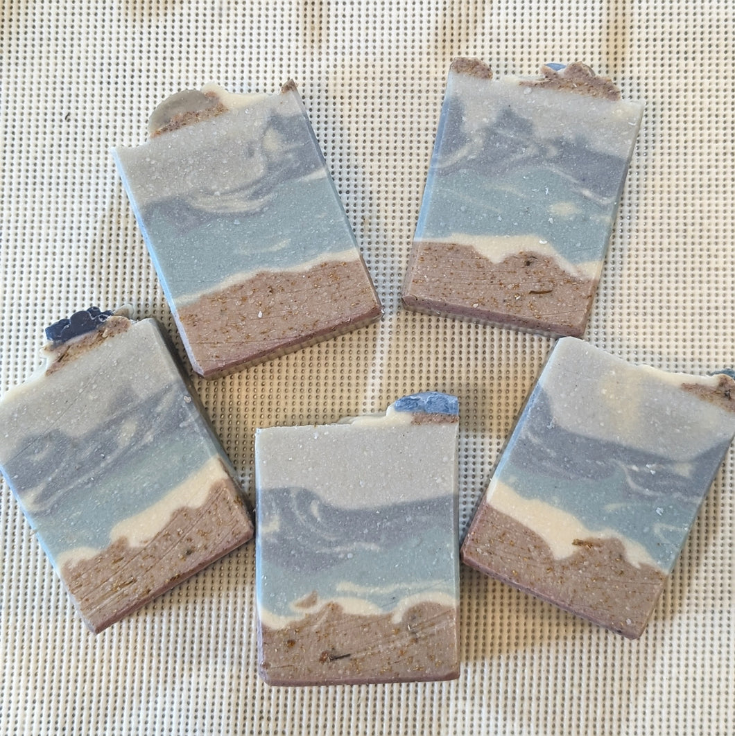 Beach Bum 5 oz Luxury Goat Milk Soap Salty Ocean Mist Natural Fragrance