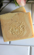 Load image into Gallery viewer, Lemon Poppy Seed-4.5 oz Bar of Goat Milk Soap- Lemon Essential oil Natural Lemon Fragrance
