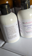 Load image into Gallery viewer, Moisturizing Lotion Lilac &amp; Honeysuckle 3.4 oz - 8 oz Essential Oils Non-GMO Eco certified
