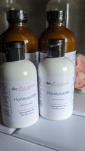 Load image into Gallery viewer, Moisturizing Lotion Lilac &amp; Honeysuckle 3.4 oz - 8 oz Essential Oils Non-GMO Eco certified
