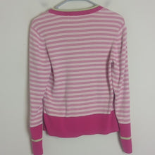 Load image into Gallery viewer, 2004 Tommy Hilfinger Y2K Cropped Preppy Tight Knit Sweater Pink Women&#39;s Size L
