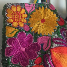 Load image into Gallery viewer, Colorful Embroidered Bohemian Unique Sunflower Tote Bag
